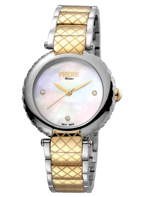 Ferre Milano Women's FM1L099M0081 Two-Tone IP Stainless Steel Wristwatch