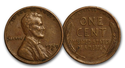 1909-1958 S LINCOLN WHEAT CENT mit COA San Francisco Mint VDB Sammlermünze - Bild 4 von 9