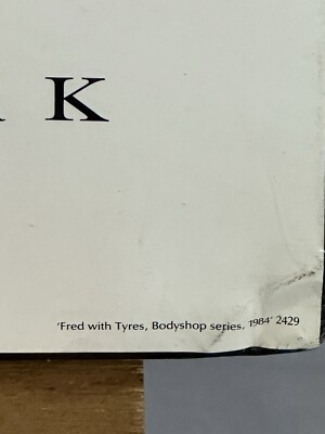 Herb Ritts Poster Fred with Tires 1984 Stanley Wise Gallery