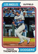 2023 Topps Heritage #186 Trayce Thompson Los Angeles Dodgers