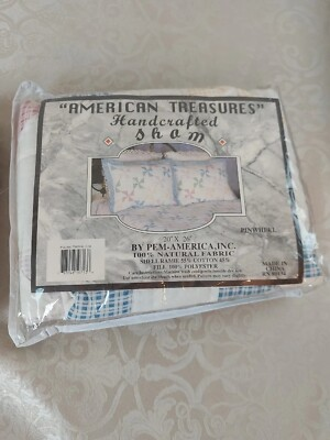 #ad American Treasures Handcrafted Shams by PEM AMERICA Pinwheel $8.05