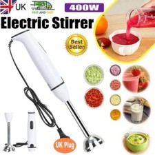 Hand Blender 400W Electric Stick Blender Curry Puree Food Mixer And Liquidiser