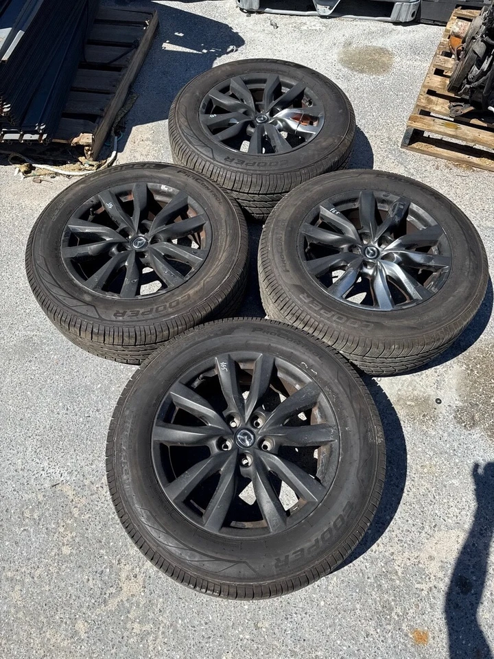 16-23 MAZDA CX-9 CX9 LLANTAS DE ALEACIÓN DE DISCO LLANTAS 235/65 R18 JUEGO DE 4 PIEZAS OEM Foto 2 de 4