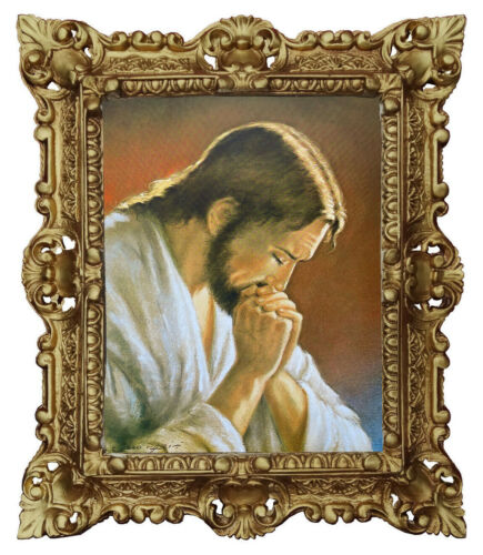 Mural Cuadro Jesús de Nazaret Cristo Santo Cuadro Cuadro Barroco 45x38 cm - Imagen 1 de 1