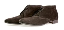 PRADA Suede Leather Desert Boots Booties Shoes - Brown - NEW -  US 12 EU 45