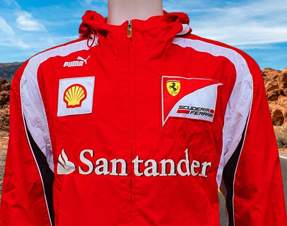 F1 FORMULA ONE TEAM SCUDERIA FERRARI 2011-2012 VINTAGE PUMA JACKET