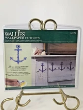 WALLIES Wallpaper Cutouts ~ 25 Sea Sponge Anchors ~ #12175 ~ Pre-Pasted  ~ NEW