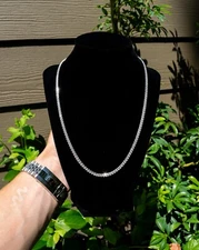 Sterling Silver Miami Cuban Link Chain 20in. 4mm