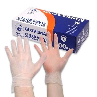 Leicht gepuderte & latexfreie Handschuhe EINFACHES ANZIEHEN verpackt *TOP PREIS*