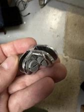 44 PCS CHROME 2 Way Glass Cube Connector Clip 3/16" Tempered Glass Shelf