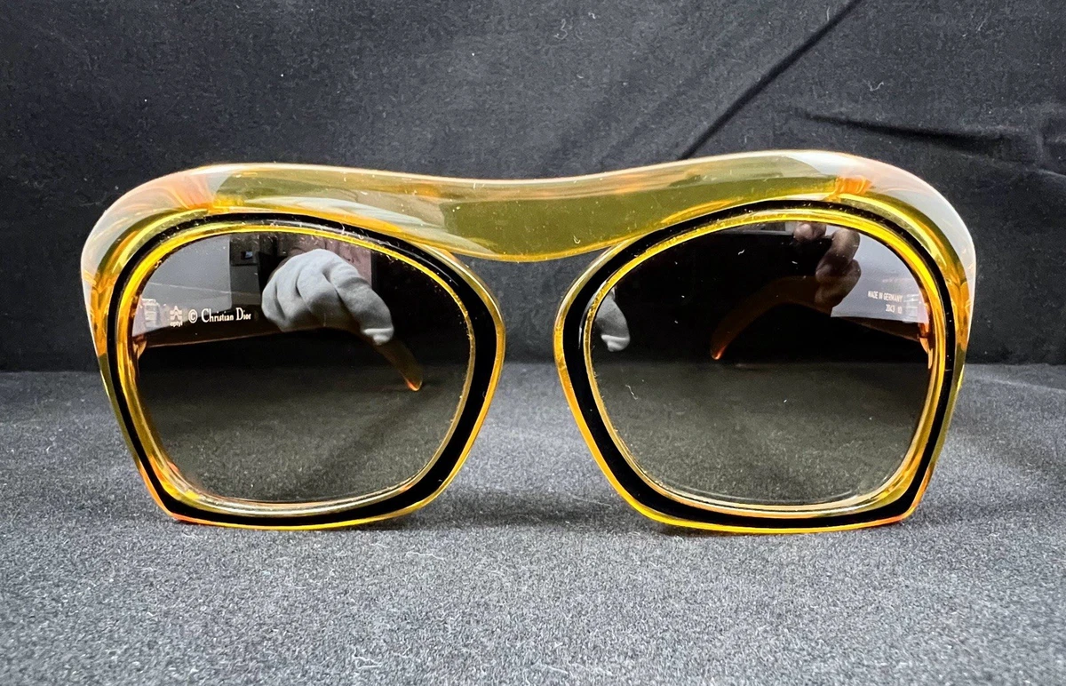 Dior Yellow Vintage Sunglasses for sale | eBay