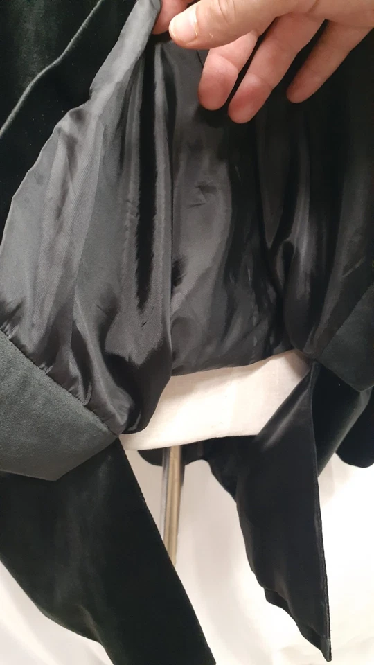 International Concept 3XB Slim (Fits US 56) Blazer Dinner Jacket Black Velvet - image 4 of 4