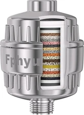 Filtro Para Ducha De 20 Etapas Baño Purificador De Agua Cabezal Con 2 Cartuchos