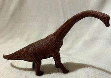 Vintage Schleich Brachiosaurus Dinosaur Figure Dark Brown 1993 Retired Toy