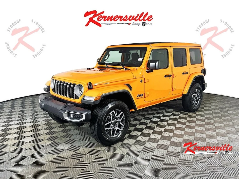 2025 Jeep Wrangler Sahara 4WD 4dr Pickup Truck Heated Seats NAV - Image 3 of 4