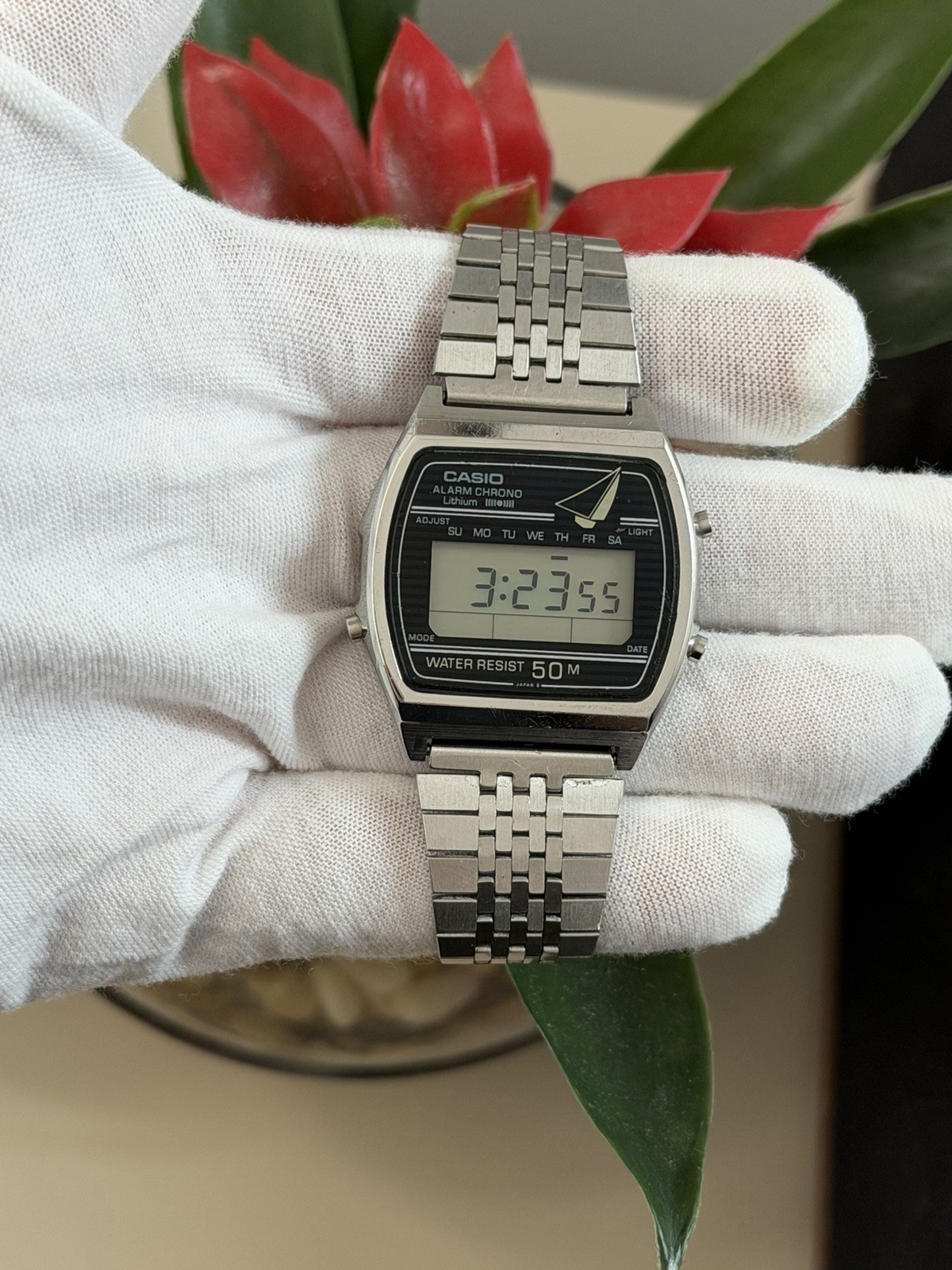 Rare Vintage Casio Sailboat W-61 Men’s Digital Sports Watch Module 81 JDM 1980s