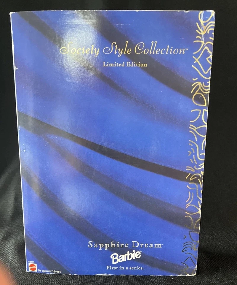 Muñeca Barbie Sapphire Dream 1996 edición limitada SocietyStyleCollectionMattel13255 Foto 4 de 4