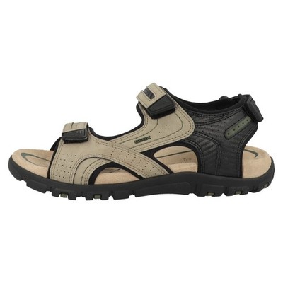 GEOX U S.Strada D Sandale Herren Sandaletten Sommerschuhe Badeschuhe Riemchen
