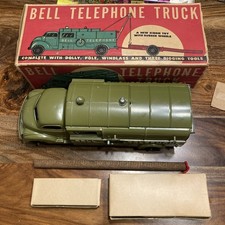 Hubley Kiddie Toys Pressed Steel 504 Bell Telephone Truck Boxed