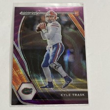 2021 Panini Prizm Draft Picks - Kyle Trask #109 Purple Wave Prizm (RC)