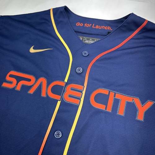 Nike Engineered MLB Houston Astros City Connect "Correa #1" Trikot-Größe 2XLarge