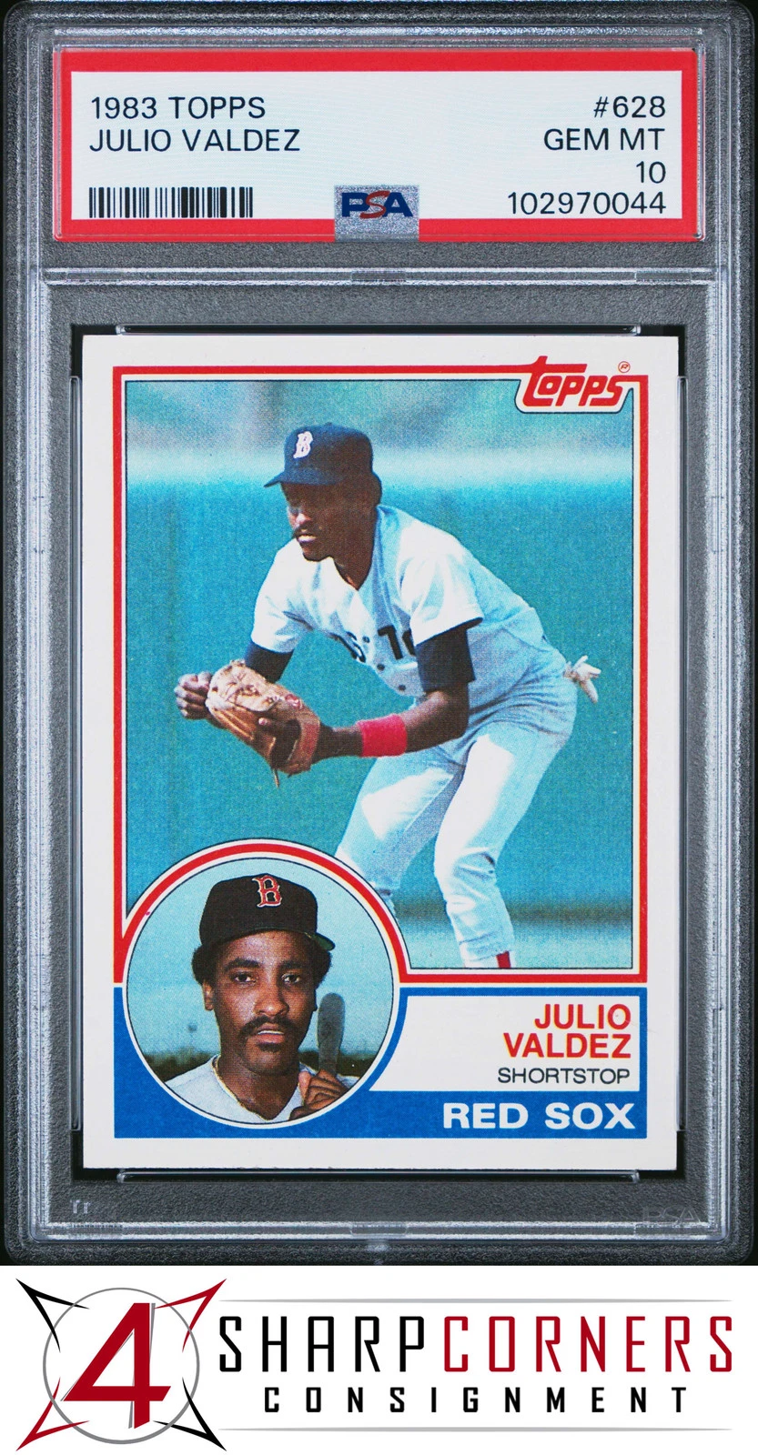 Julio Valdez trading card