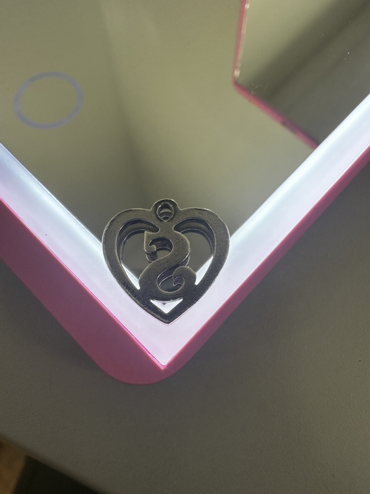 Heart Script Initial  S James Avery Charm - image 2