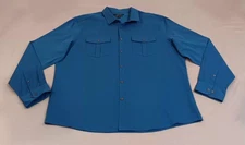Marc Anthony Men's XXL Luxury Slim Fit Shirt, Royal Blue, Long-Sleeve, Untuck