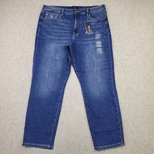 Tommy Hilfiger The Flex Jeans Womens 16 Tribeca Skinny Premium Stretch Blue NEW