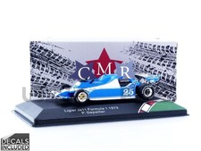 CMR Ligier F1 Js11 N 25 Season 1979 P.depailler 1:43 CMR43F1008