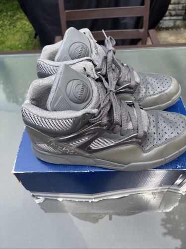 Reebok Pump Omni Lite Gray Charcoal Vintage Retro Size Mens 10