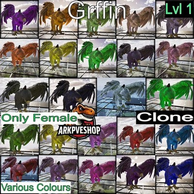 ASA Ark Survival Ascended PvE Griffin Level 1 Clone Lvl 1