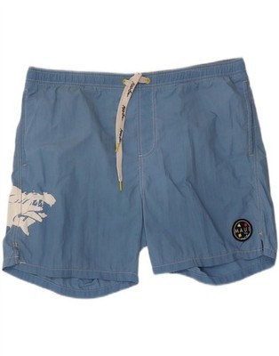 MAUI AND SONS Herren Grafik Badeshorts 2XL blau Polyamid CX13