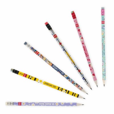 Legami Bleistift aus Recyclingpapier 6er Set  - I Used to be a Newspaper Stift
