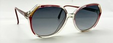 Vintage Heartland Collection HC556 Burgundy Sunglasses W/ NEW LENSES Hong Kong