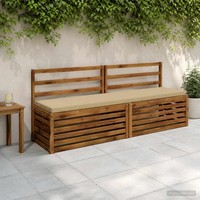 Bankkissen Soest 100 % Polyester Beige 170 X 40 X 5 Cm