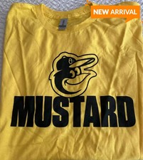 SALE 30 - 2024 Baltimore Orioles  Mustard Hot Dog Race T-Shirt All Size