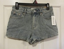 PACSUN DENIM JEAN SHORTS size 25 US 2 NWT FESTIVAL High Rise 50
