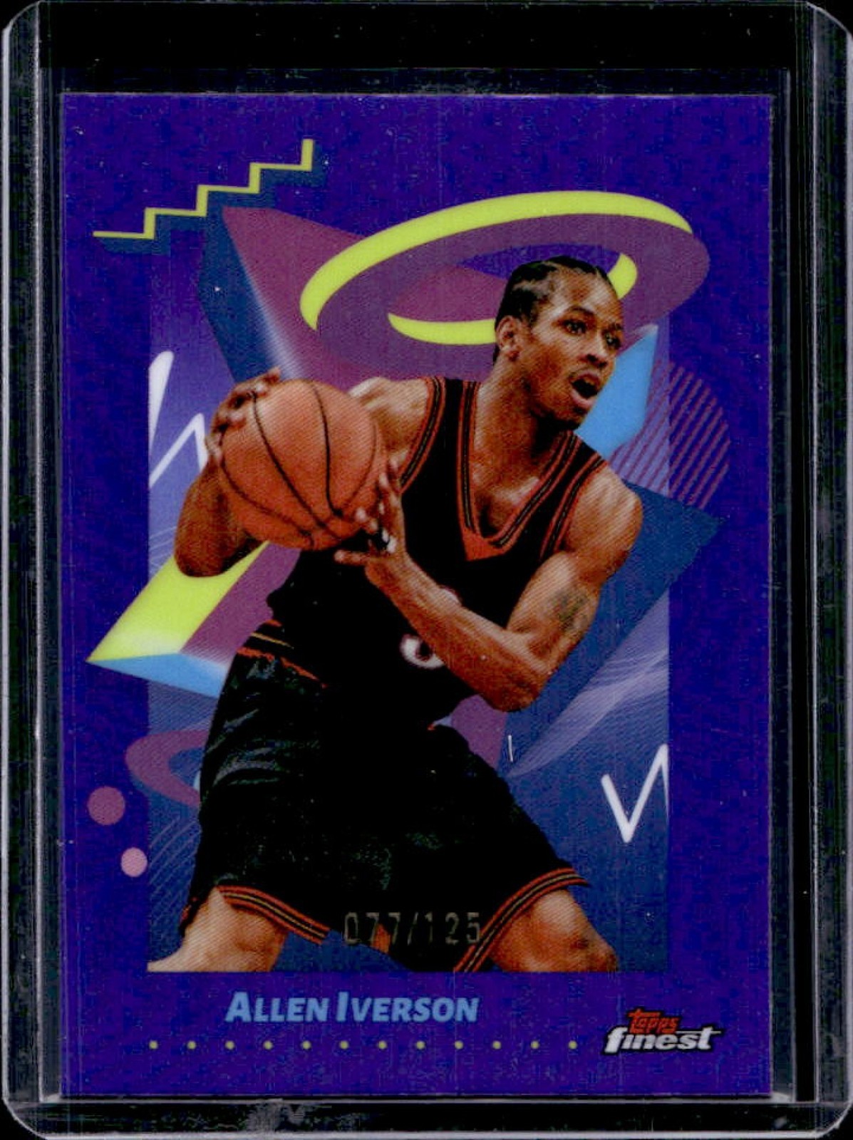 Allen Iverson 2024 Topps Finest #F-7 Finishers - Geometric