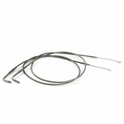 39.4'' Edelstahl Gaszug Gasseil Kabel für Harley Sportster 1200 Softail Road King