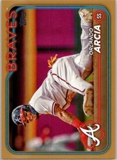 2024 Topps Gold #88 Orlando Arcia #/2024 Atlanta Braves
