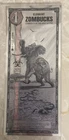 Zombucks Silver Note ELEGAUNT Limited Edition Currency of the Apocalypse