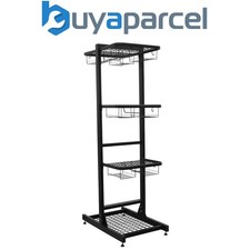 Sealey MS081FS2 Freestanding Motorcycle Helmet & Gear Storage 