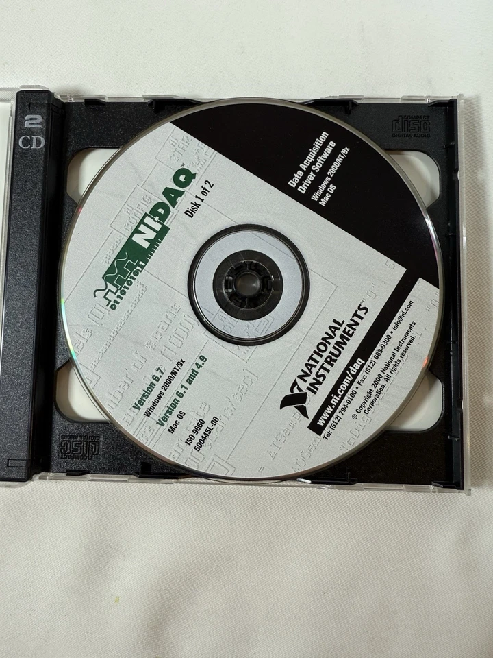 NI-DAQ Data Acquisition Driver Software 2-Disc Set - Windows 2000/NT/9x, Mac OS - Image 4 of 4