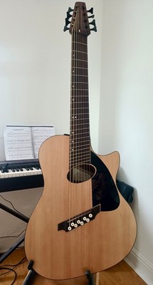 8-saitige Multiskalen Akustikgitarre