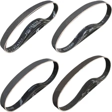 20 Pack 1 x 30 Inch Silicon Carbide Sanding Belts Set - 400 600 800 1000 Grit...