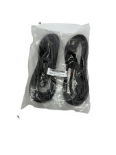 BindMaster 10 Feet Extension Cord 3 Outlet Black 2 Pack Heavy Duty Power Strip