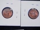 3 Uncirculated Wheat Cents 1950D, 1956D, 1957D — photo 3