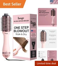 Luxury Le Volume 2-in-1 Blow Dryer & Styling Brush | 60mm Titan Barrel in Blush