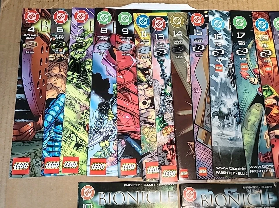 Mixed Lot (19Pcs) Lego Bionicle Technic Manuals Magazine Lego - Image 2 of 4